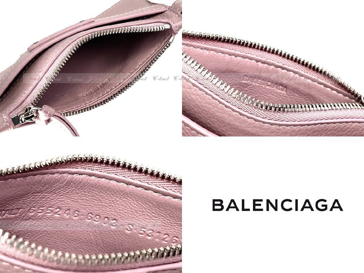 BALENCIAGA バレンシアガ カードケース コインケース ストラップ ネオ