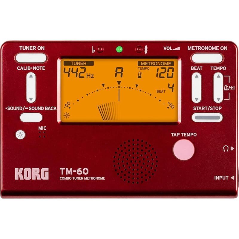 KORG チューナー|メトロノーム TM-60 RD 1