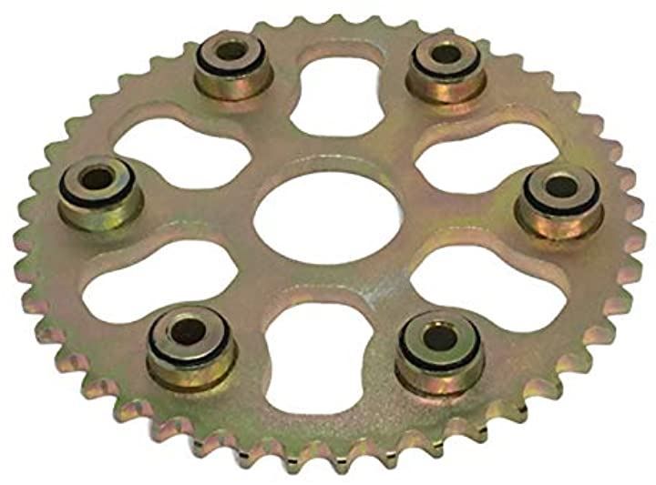 ルボナリエ リアスプロケット T45 ハブダンパー付き ヤマハ セロー250 トリッカー250 社外品 汎用(リアスプロケット(金)， ヤマハタイプ(45)