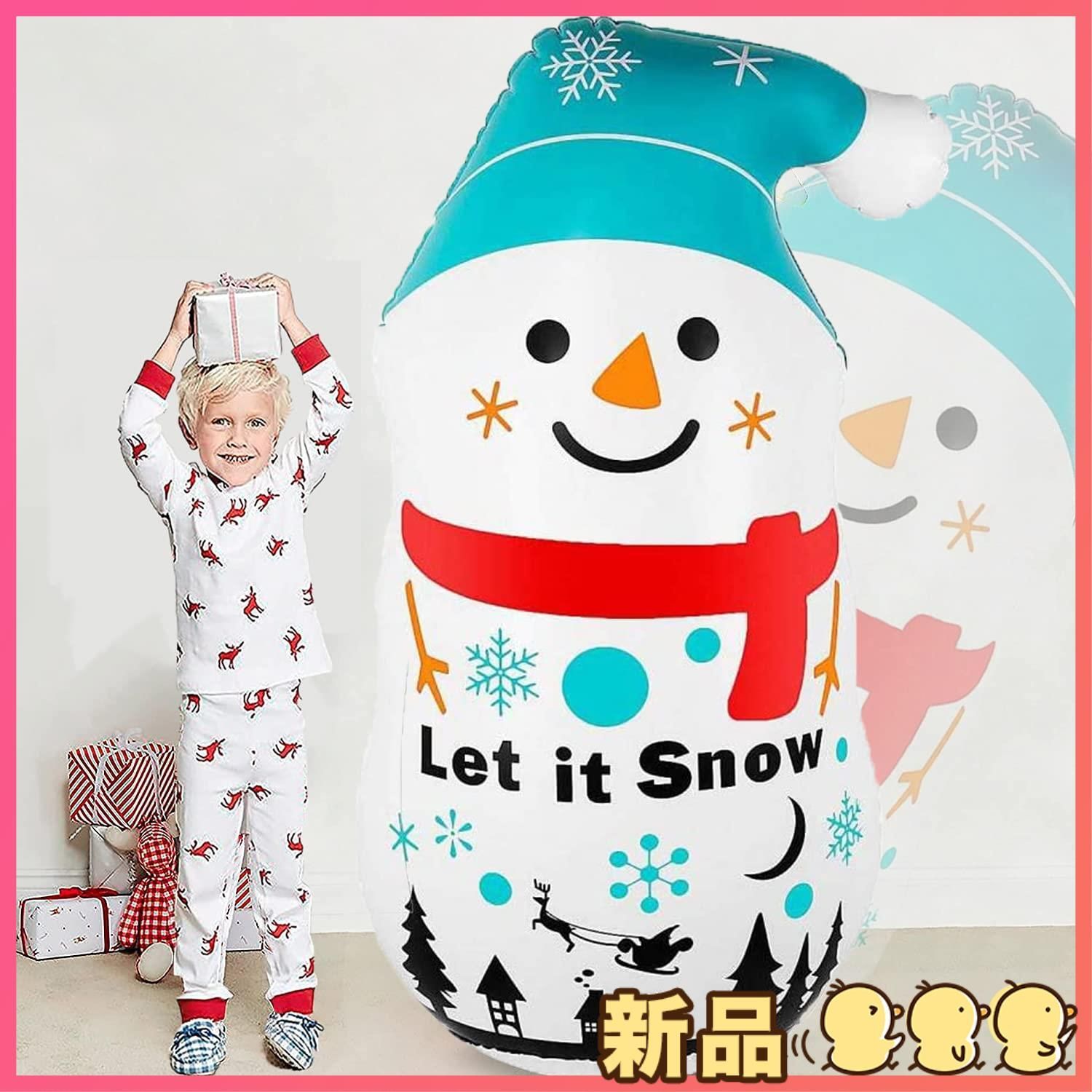 ☆新品☆クリスマス ロッキング 雪だるま バルーン 飾り 【特大 H 115cm】 装飾 膨張式 スノーマン 風船 ホームデコレーション用小物  インフレータブル クリスマス装飾品 店舗装飾品 パーティー装飾 家庭用 置物 屋内 屋外 庭 パティオ - メルカリ