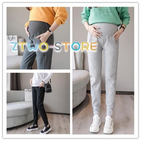 マタニティパンツ 裏起毛 秋冬 厚手 ズボン スウェット 産前産後服ズボン ジャージ ジョガーパンツ パンツ  nee3d981916