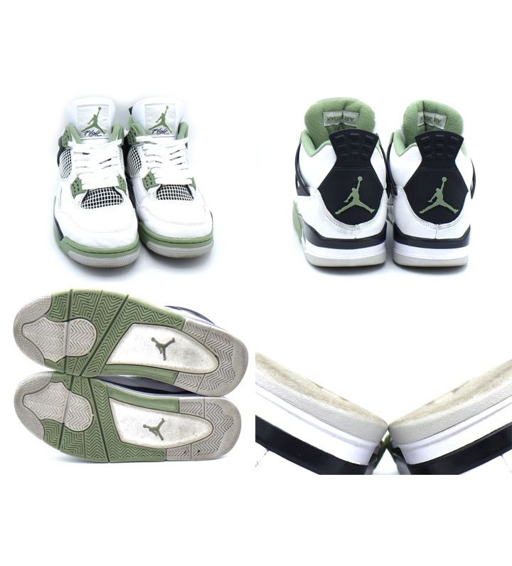 ナイキ NIKE 【 WMNS AIR JORDAN 4 Oil Green AQ9129 103