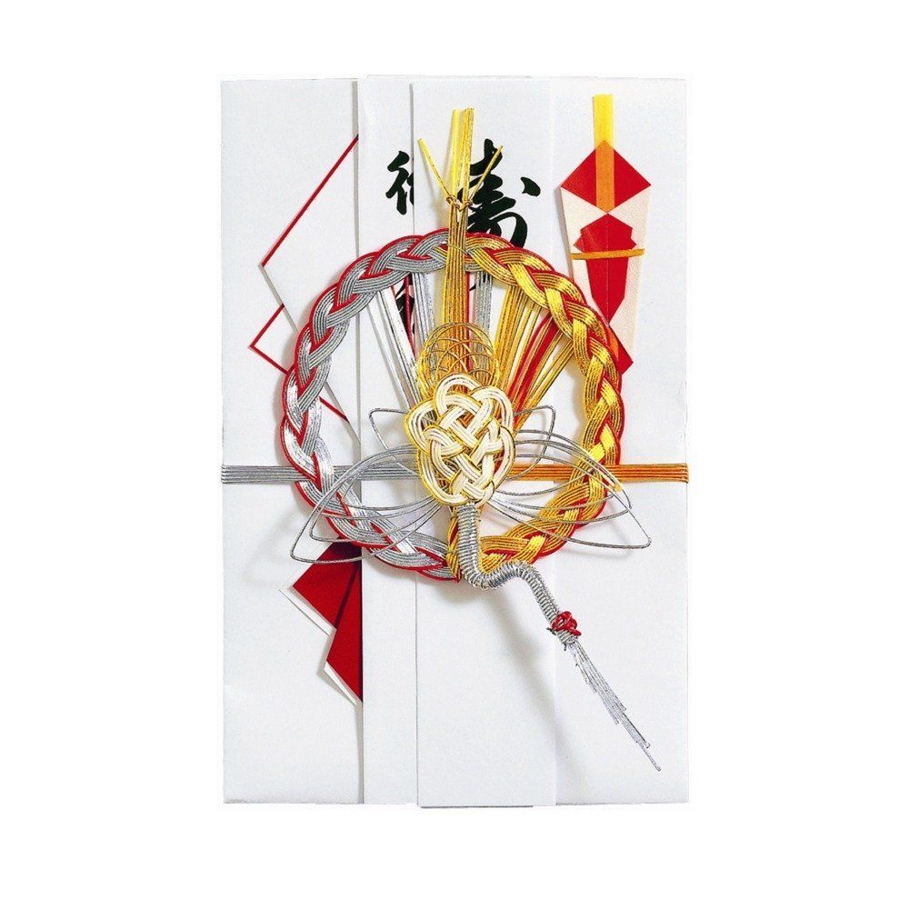 まとめ買い マルアイ 祝金封 日の出 鶴 短冊2枚入 キ-163 ×10セット