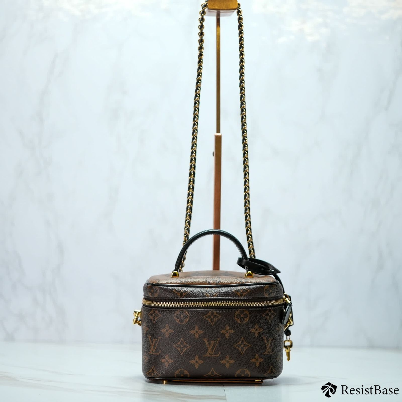 ルイ・ヴィトン モノグラム リバース ヴァニティ NV PM マロン x  