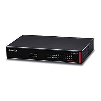 レイヤー2 BUFFALO アンマネージスイッチ Giga バッファロー | 法人向け BS-GU2224 アンマネージドGigaスイッチ ◇BUFFALO&frasl;バッファロー BS - 0 ブラック の Layer2