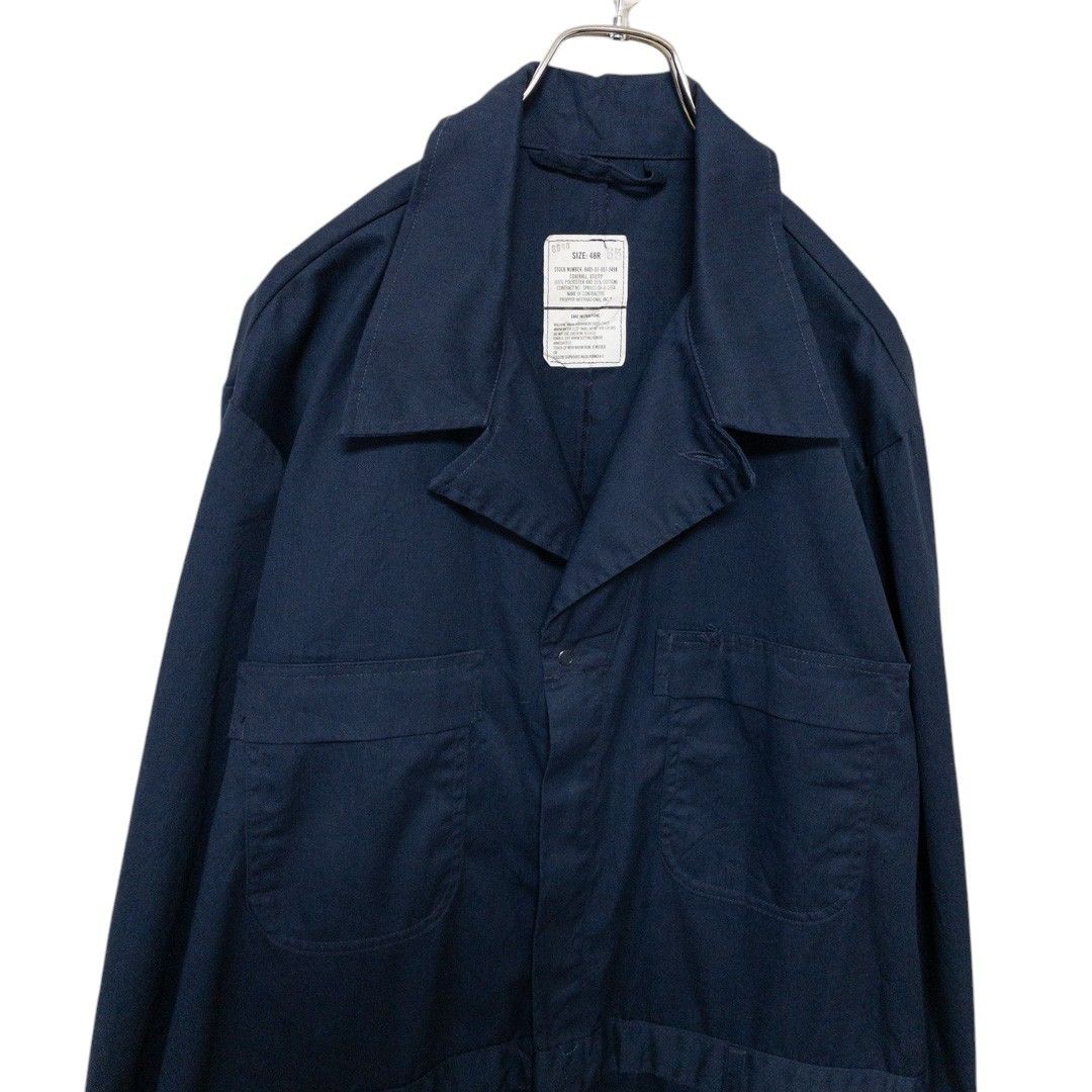 米軍/US NAVY/カバーオール/つなぎ/紺系【42XL】実物/米海軍