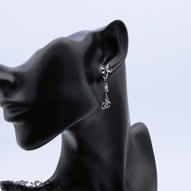 シャネル CHANEL フラワーモチーフ ココマーク ピアス 23P