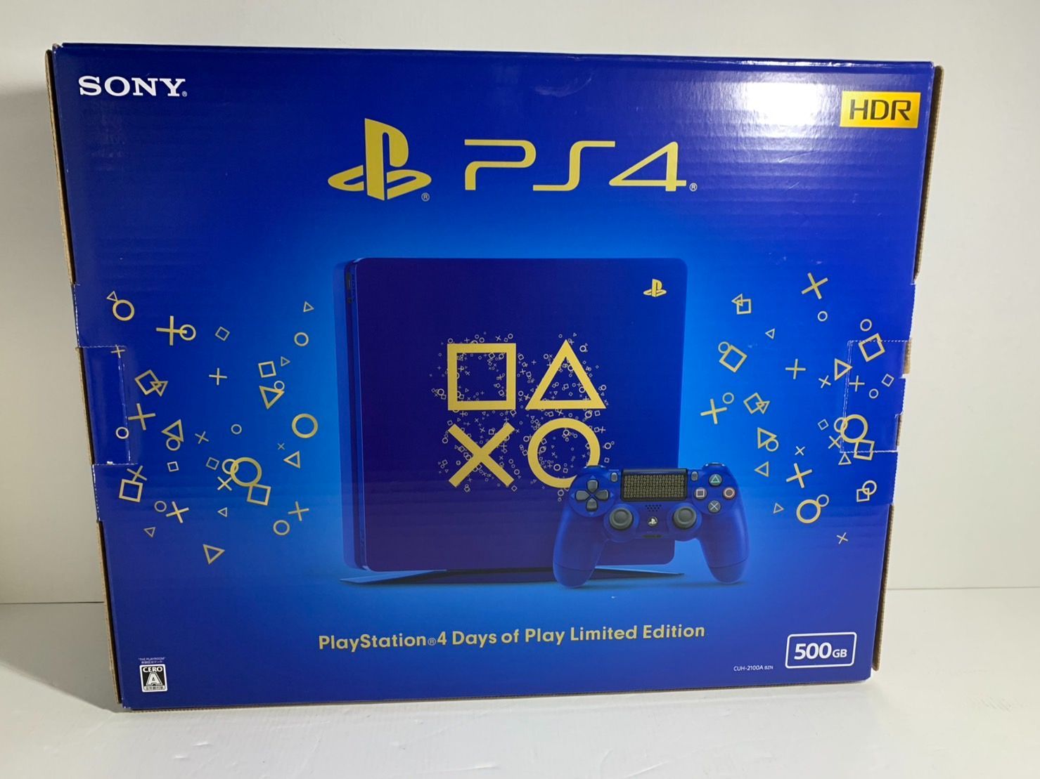 25.SONY PlayStation 4 Days of Play Limited Edition 500GB CUH-2100ABZN ジャンク UP786_INFO