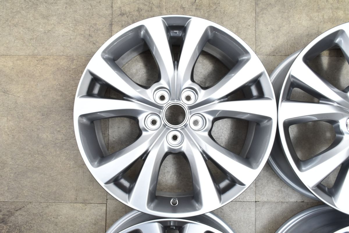 限定アイテム入荷。 新車外し マツダ CX-30 純正 18in 7J 45 PCD114.3 4本セット スタッドレス用 流用 MX-30 CX-3 MAZDA3 アクセラ ビアンテ MPV
