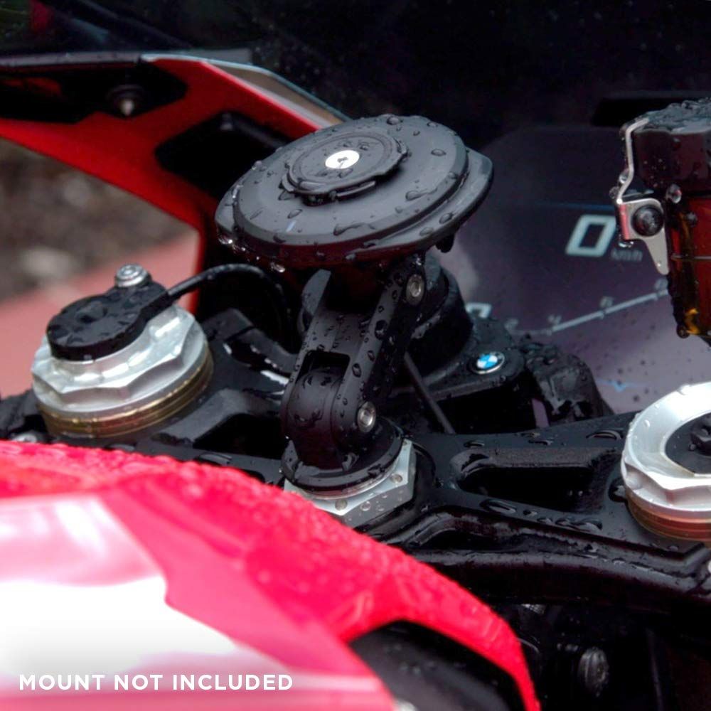 IP66防水防塵 ワイヤレス充電ヘッド モーターサイクル用 V3 クアッドロック(QUAD LOCK) QLA-MOT-WCH-3 国内正規品 ブラック 80mm