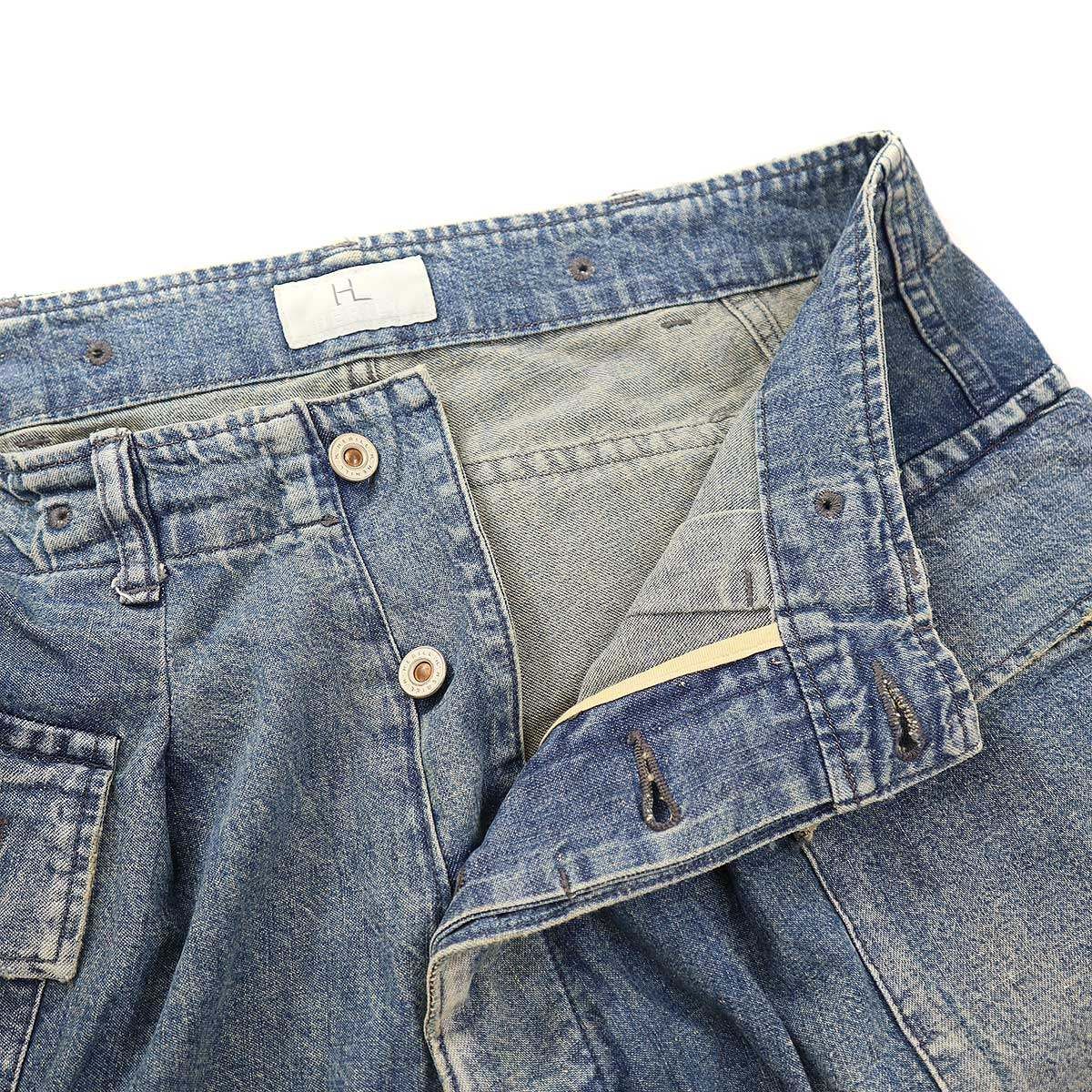 HERILL ヘリル 23SS Nepdenim M44 Trousers ヴィンテージ加工 モンキー