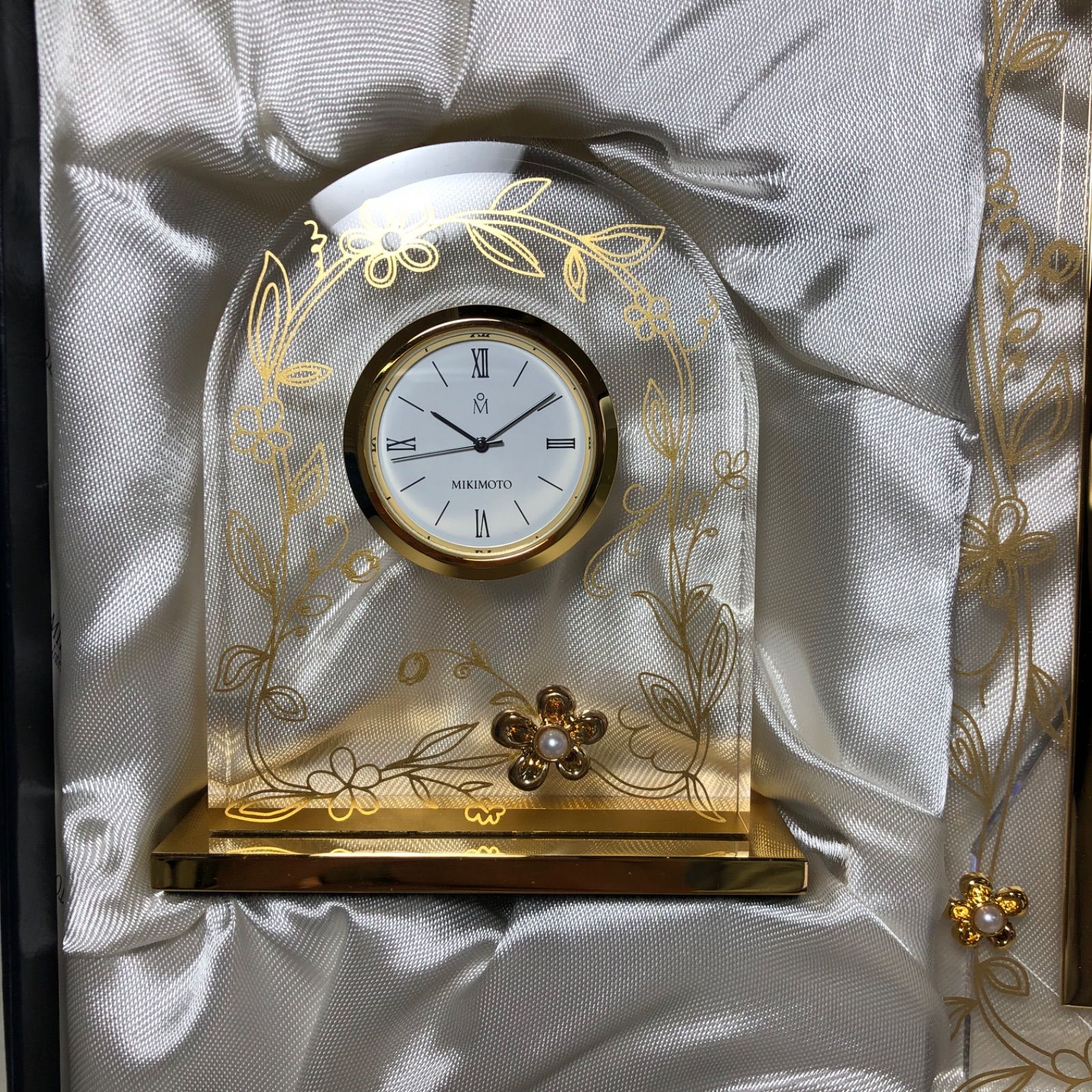 ☆新品未使用！ MIKIMOTO ミキモト フォトフレーム&置き時計