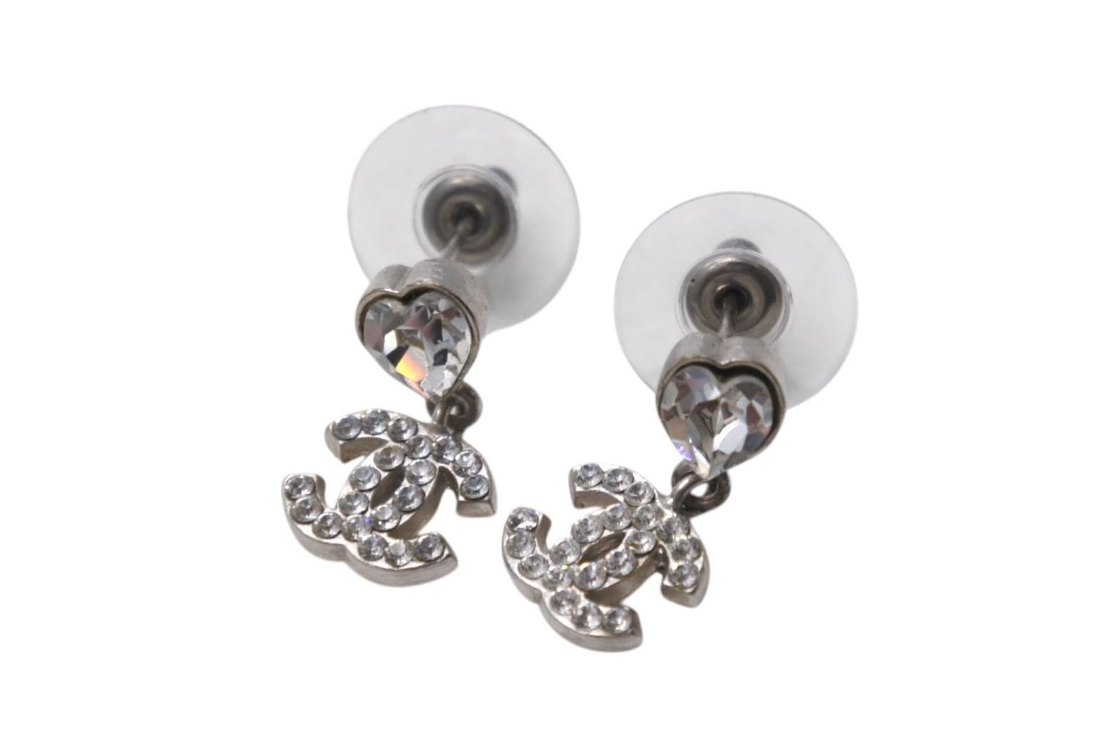 CHANEL シャネル ハート＆ココマーク ピアス 重量約2.6g 04A刻印  