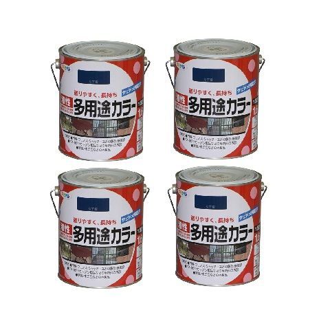 （まとめ買い）アサヒペン 水性ブロックステイン 屋内外用 2L アースホワイト ×3 : （まとめ買い）アサヒペン 水性ブロックステイン 屋内