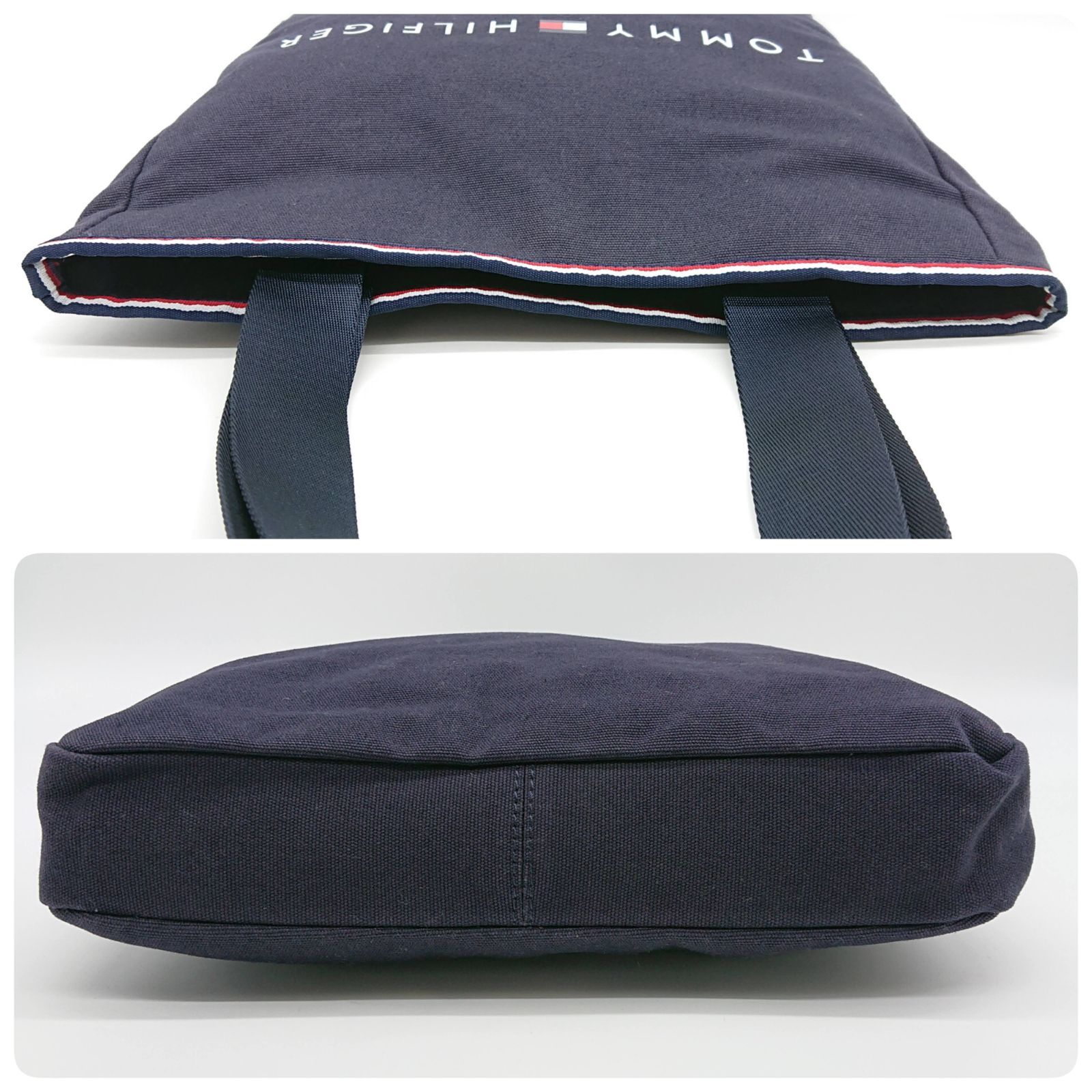 未使用 トミーヒルフィガー ネイビー サッチェル 2way トートバッグ TOMMY HILFIGER（トミーヒルフィガー）の「2WAYトート