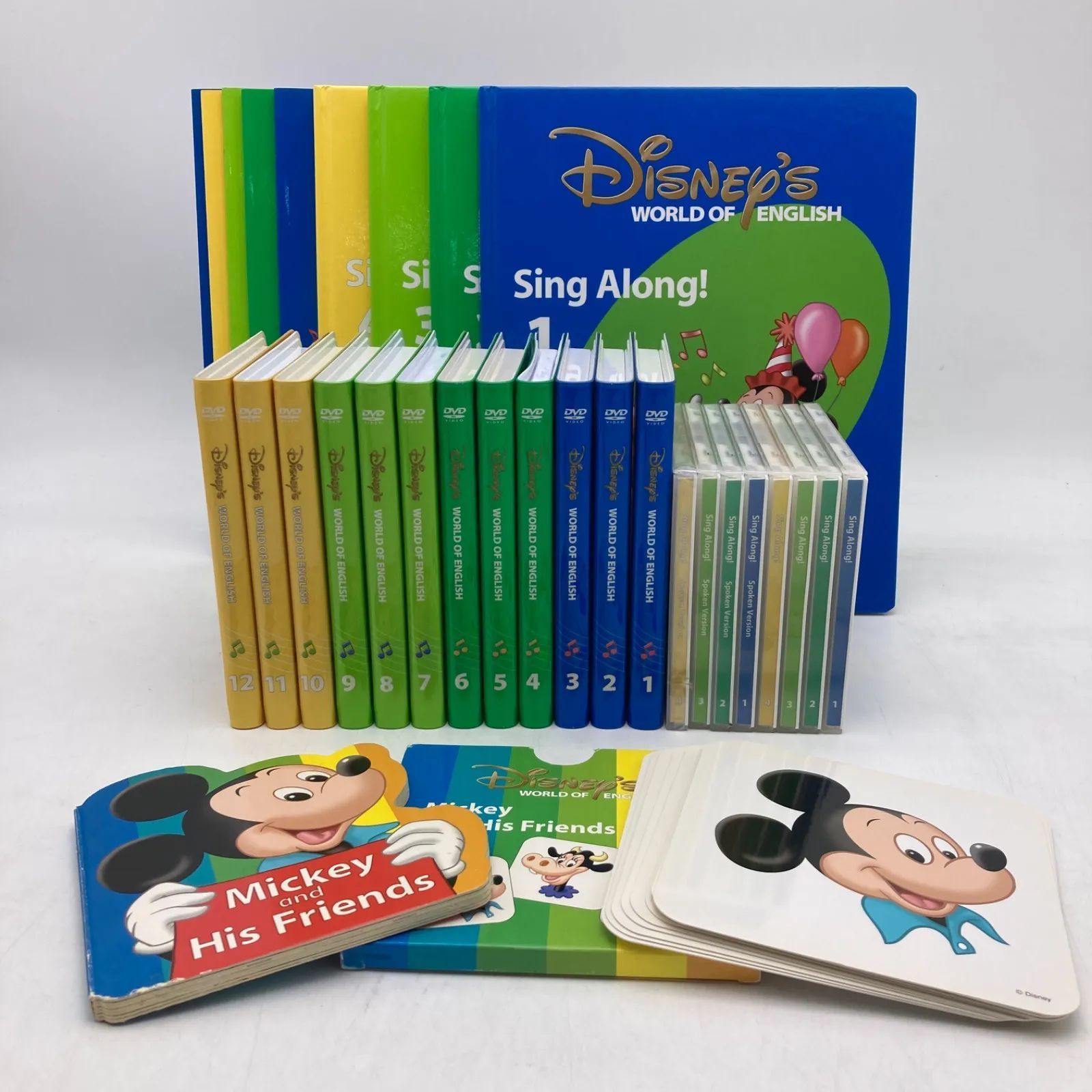 2017年 シングアロングセット 新子役 DVD12枚 絵本＆CD 字幕あり ディズニー英語システム DWE Disney ワールドファミリー 309526
