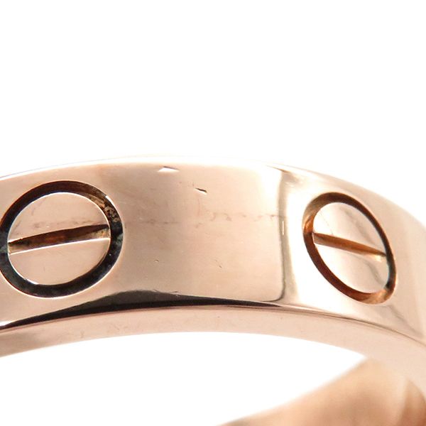 カルティエ Cartier リング 指輪 ミニラブリング 1Pダイヤ K18PG