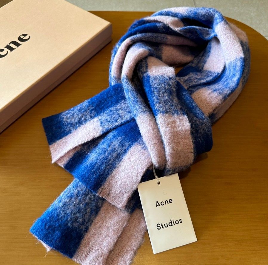acne studios マフラー 青 （Acne Studios（アクネストゥディオ