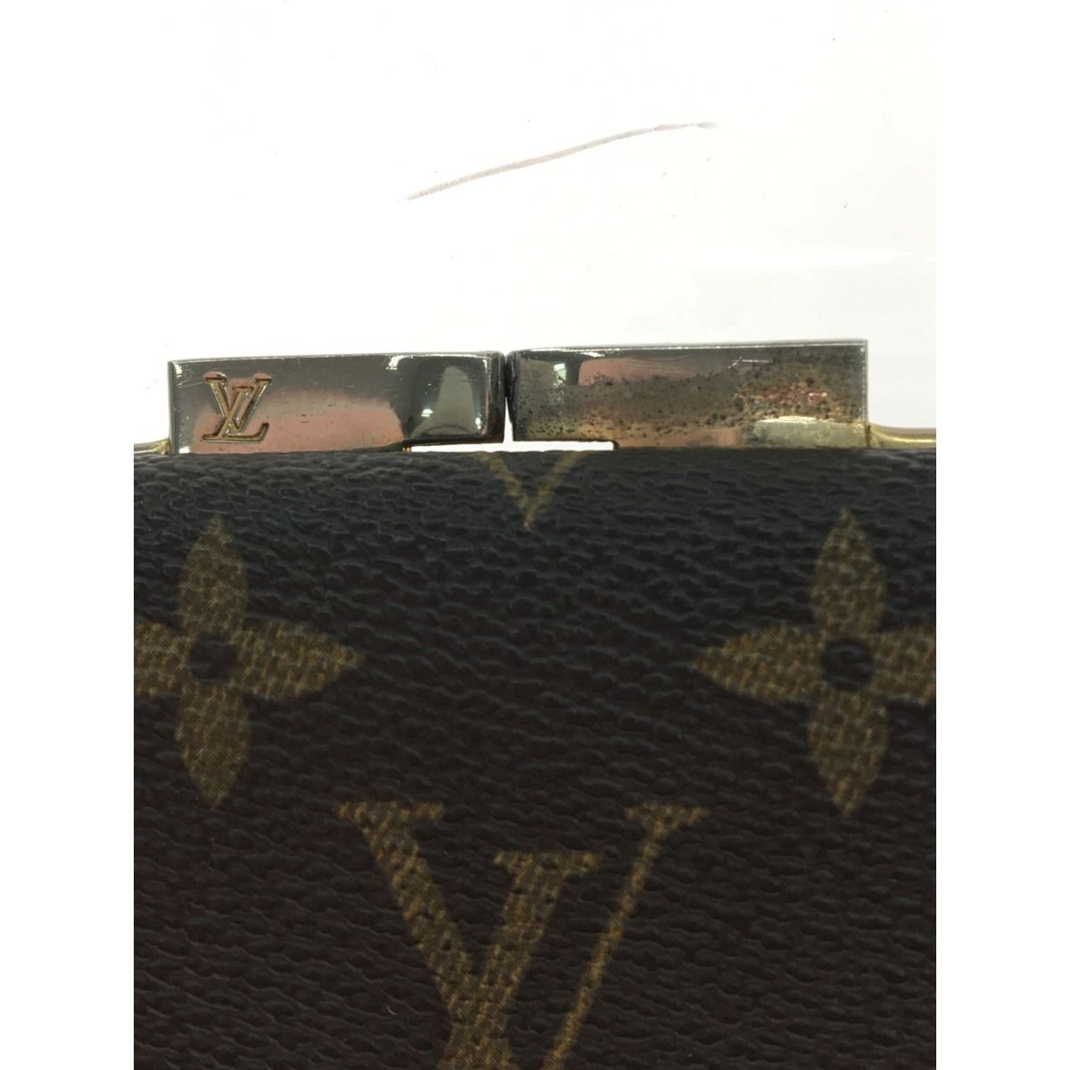 ▽▽LOUIS VUITTON ルイヴィトン 三つ折りがま口財布 モノグラム MI881