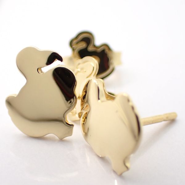 Pomellato ドド ピアス dodo ドードー鳥 イエローゴールド 2.7g