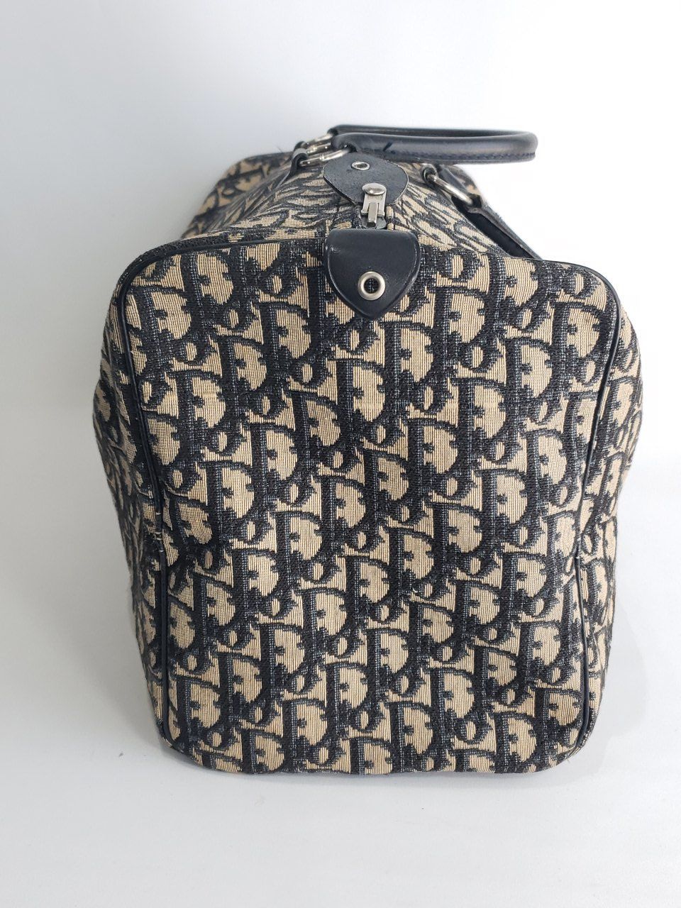 【難あり】Christian Dior  ボストンバッグ  トロッター  総柄 中古【Christian Dior】クリスチャンディオール ボストンバッグ