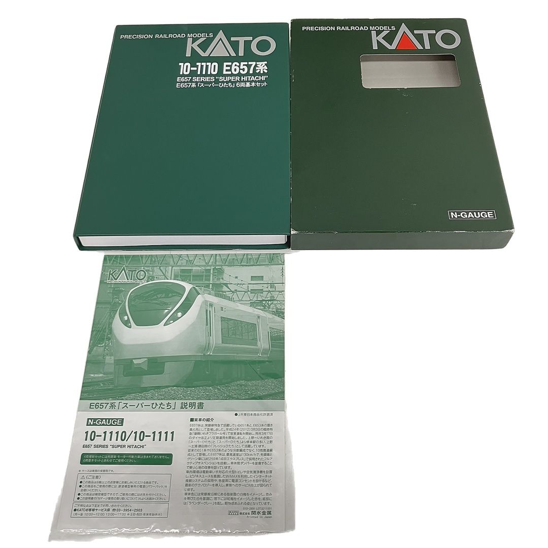 【現状品】KATO 10-1110 E657系「スーパーひたち」6両基本セット Amazon | KATO Nゲージ E657系 スーパーひたち 基本 6両セット