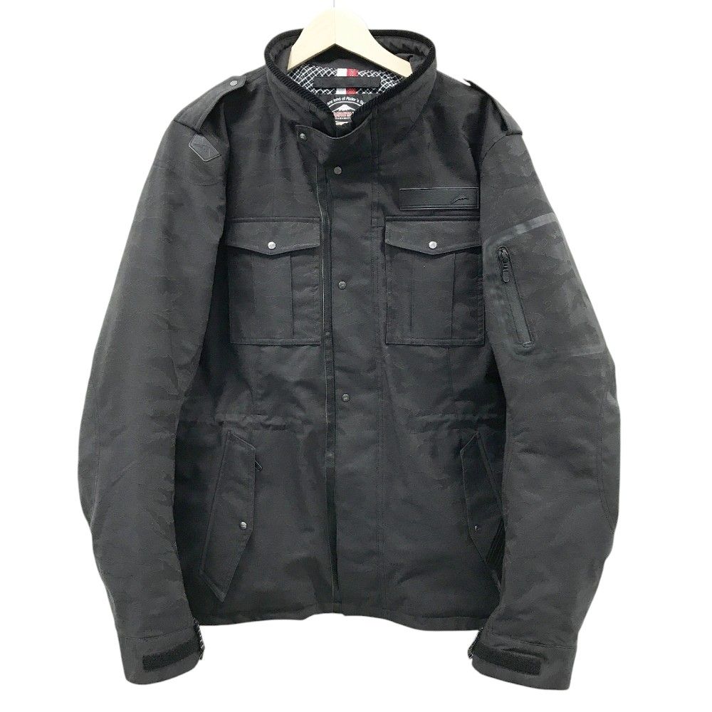 KUSHITANI クシタニ K-2822 ウインターフィンジャケット カモフラ柄 ブラック系 LL 240101410209