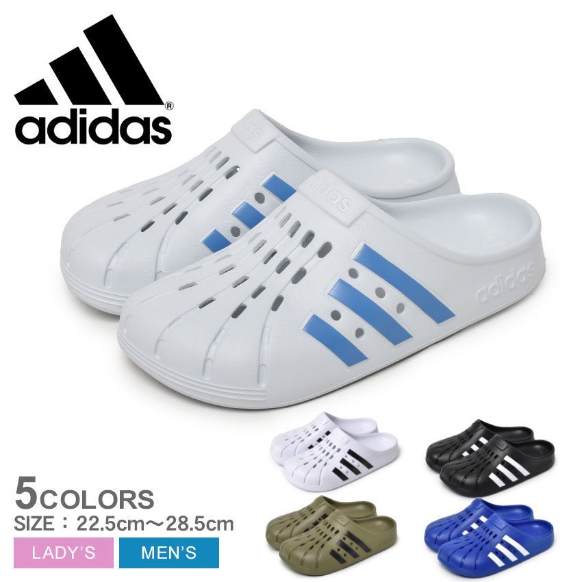 アディダス クロッグサンダル LEQ20 レディース メンズ アディレッタ クロッグ U ADIDAS カラー:03.オリーブ×ブラック 品番：1657-0745