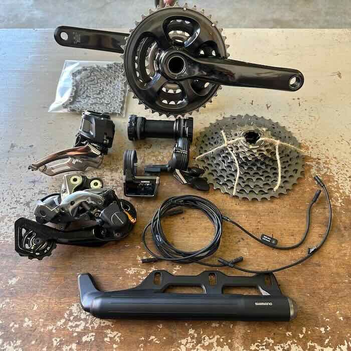 中古】【動作確認済】Shimano XTR Di2 M9050 フルセット FC