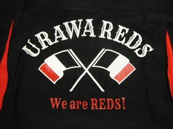 浦和レッズボーリングシャツ 美中古☆浦和レッズ 半袖 ボーリングシャツ(URAWA) XLサイズ