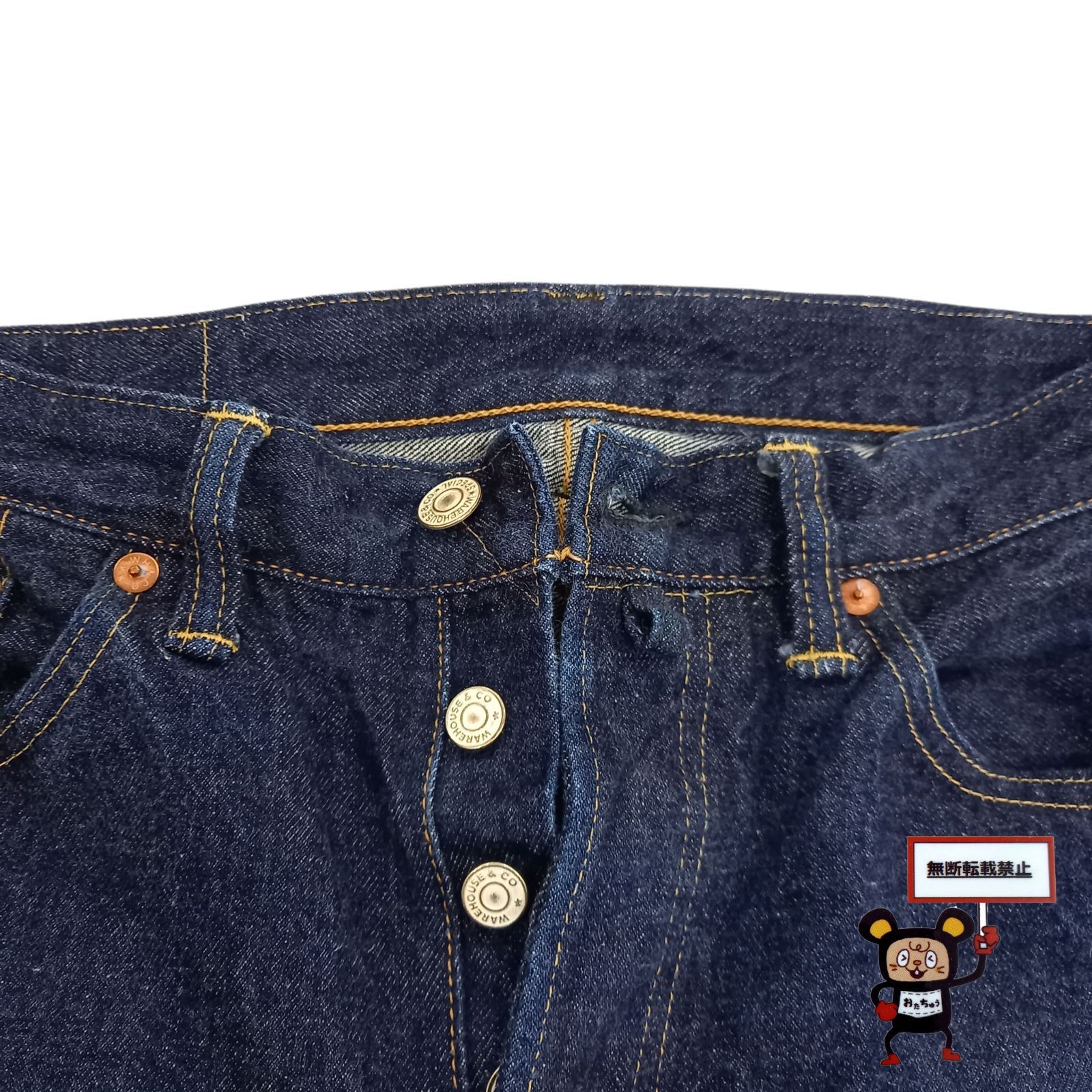 ウエアハウス Lot 181S Southwick別注　W33 ウエアハウス Lot 181S Southwick別注 13.5oz 【G】. - メルカリ