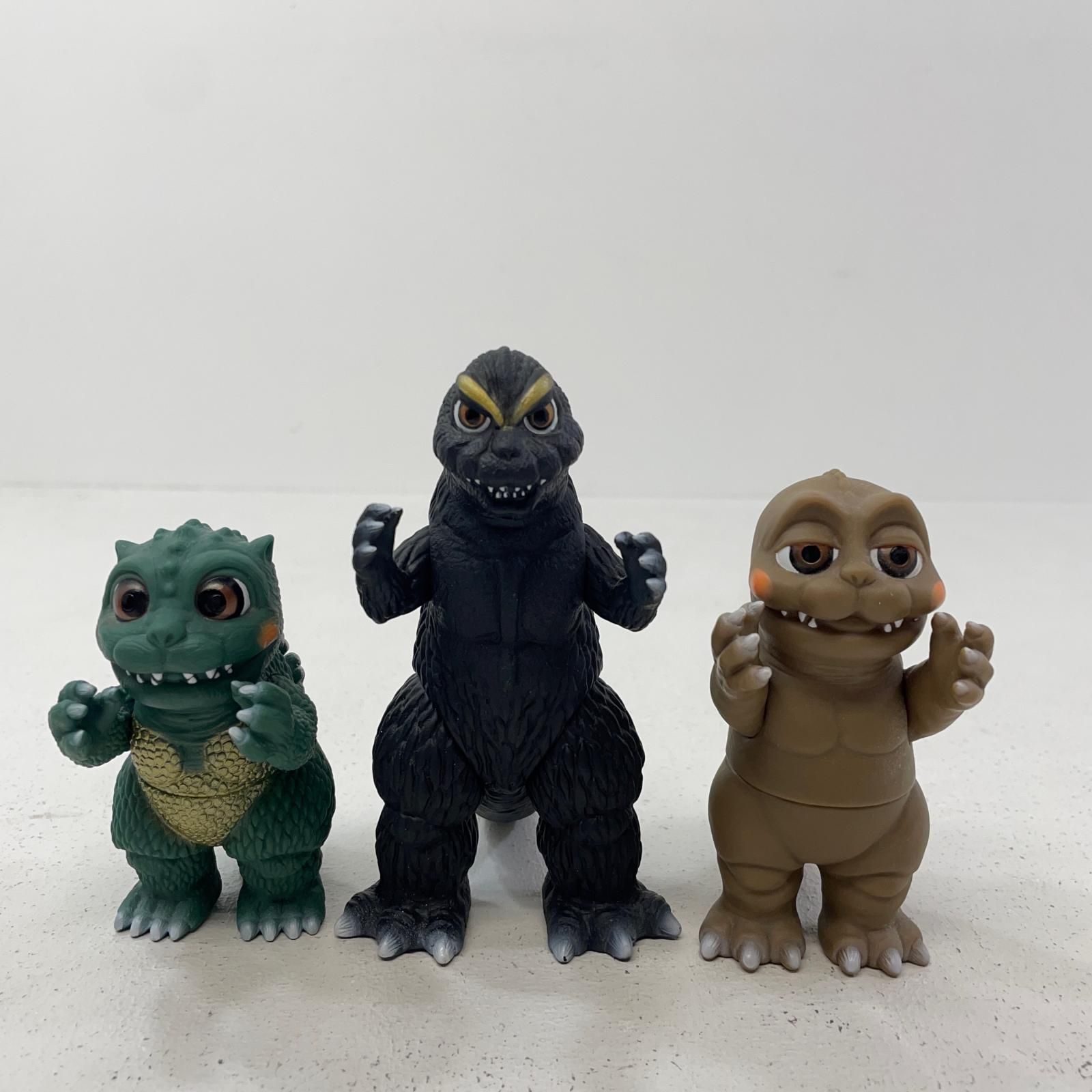 ソフビ　ジグラ　ギロン　ゴジラ　ミニラ　リトルゴジラ ソフビ】ゴジラの子供たち！ミニラ、ベビー、リトル、ゴジラ