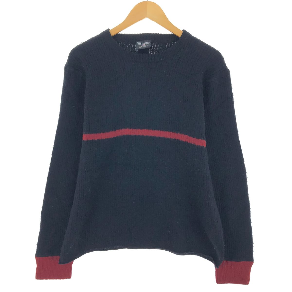 古着 ラルフローレン Ralph Lauren POLO JEANS CO RALPH LAUREN ウールニットセーター メンズXL相当/eaa499449
