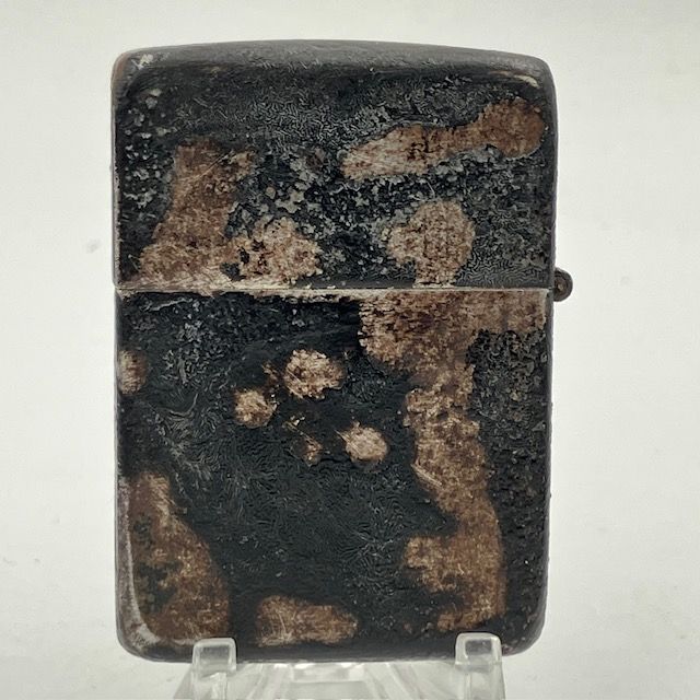 ジッポー ZIPPO ライター 1943年〜1945年 ブラッククラックル 3バレル 水平歯 - メルカリ