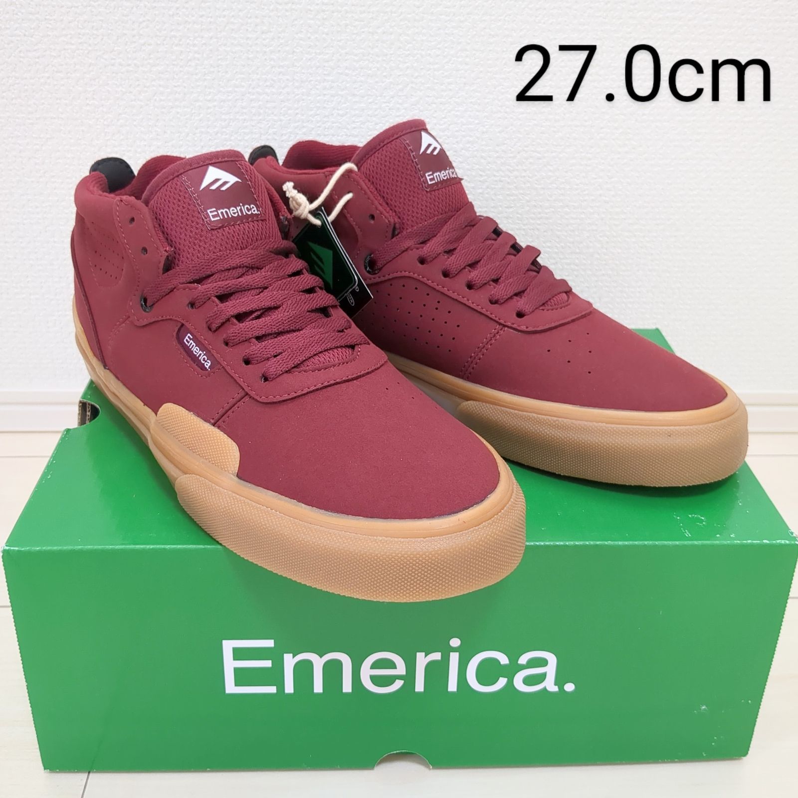 Emerica エメリカ PILLAR 27.0cm バーガンディー