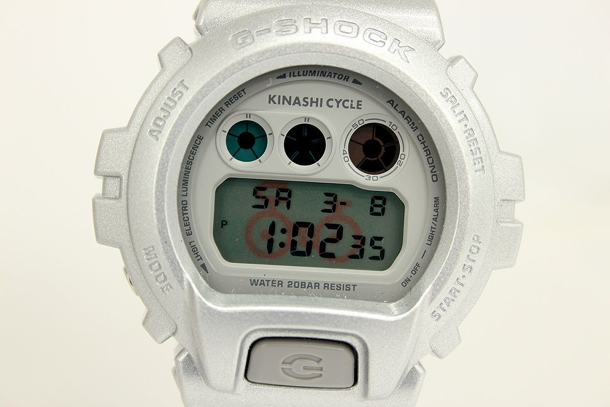 G-SHOCK 木梨サイクルCASIO 腕時計 デジタル　ユニセックス 楽天市場】#人気【KINASHI CYCLE G-SHOCK SILVER 木梨サイクル G