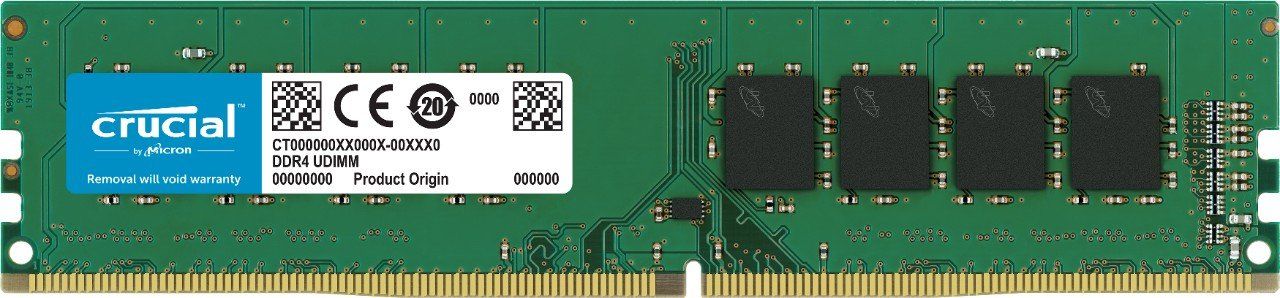 Crucial デスクトップ用増設メモリ 16GB 16GBx1枚 DDR4 3200MT|s PC4-25600 CL22 UDIMM 288pin CT16G4DFD832A