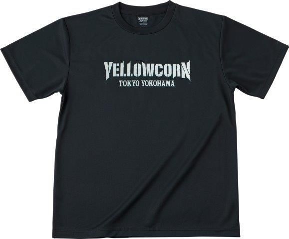 クールドライTシャツ ブラック/シルバー LLサイズ YT-021 イエローコーン