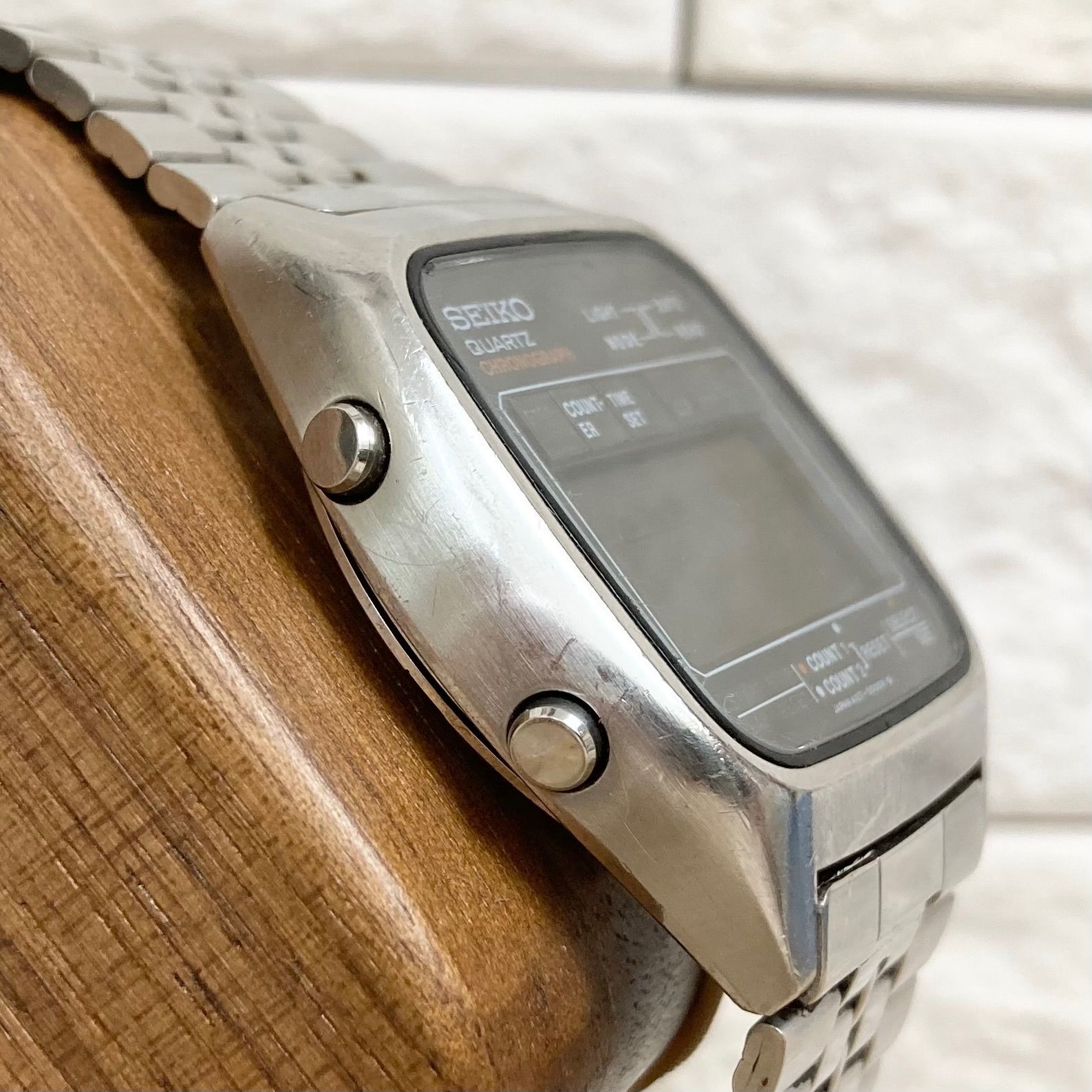 希少】不動 SEIKO セイコー A127-5000 デジタル クォーツ クロノグラフ