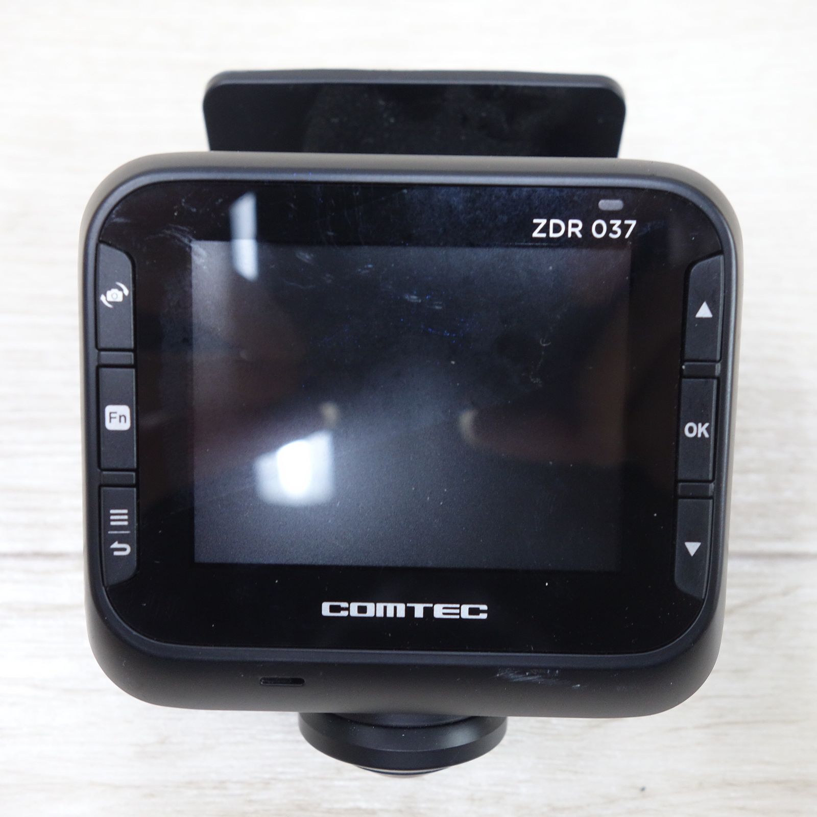 付き◆COMTEC 360°カメラ リヤカメラ ドライブレコーダー ZDR037 前後 2カメラ ドラレコ コムテック◆