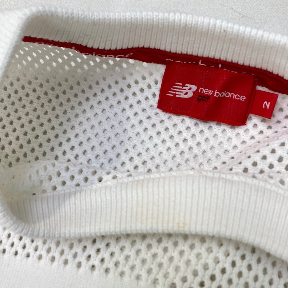 サイズ：2 NEW BALANCE GOLF ニューバランス 切替 ニットベスト