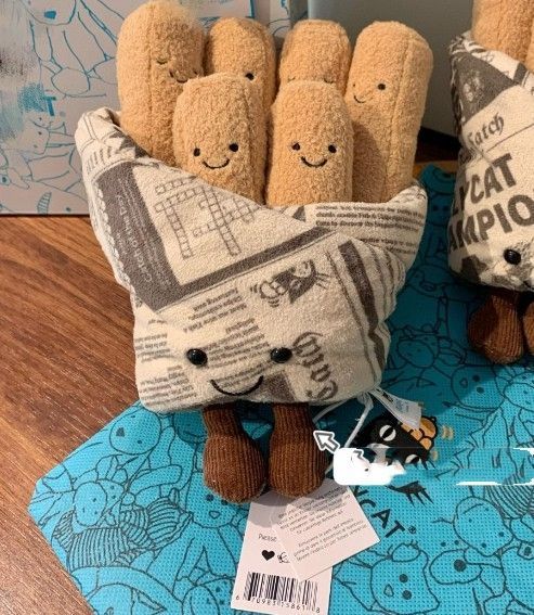 JELLYCAT ロンドンPOP UP SHOP限定 COSY CHIPSくん - メルカリ