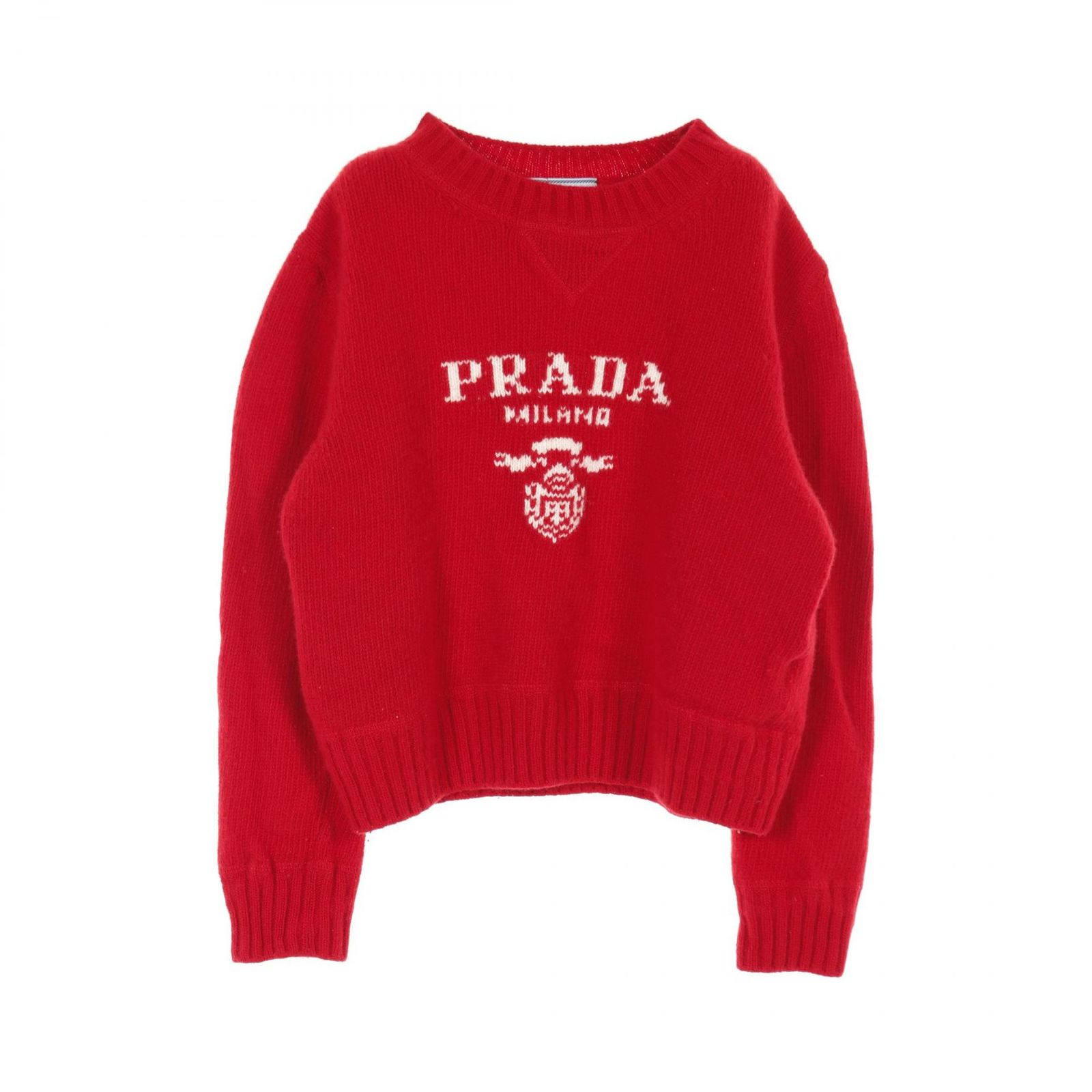 PRADA プラダ ロゴ ニット - メルカリ