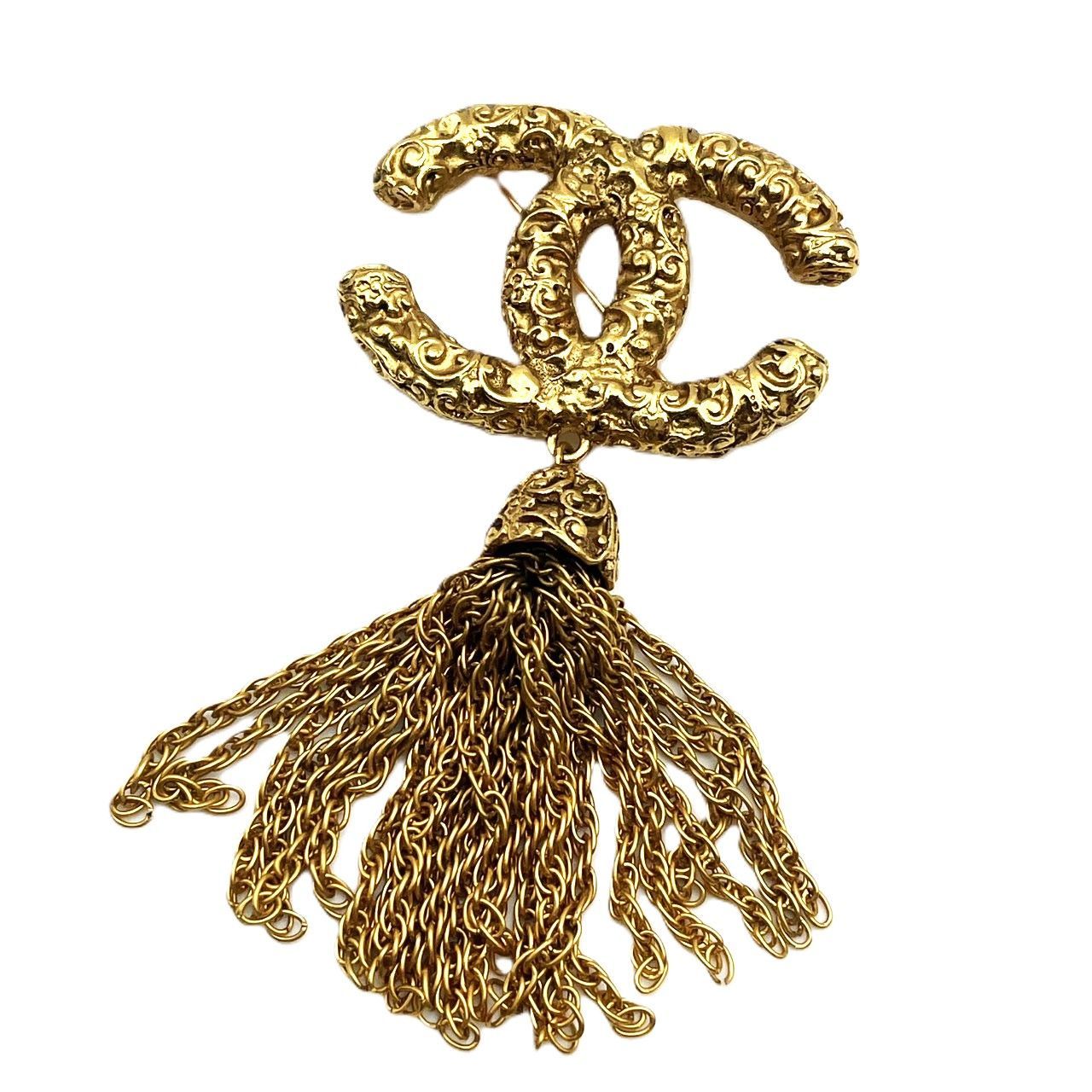 K1094】最終値下げ/CHANEL(シャネル)/ココマーク/フリンジチェーン