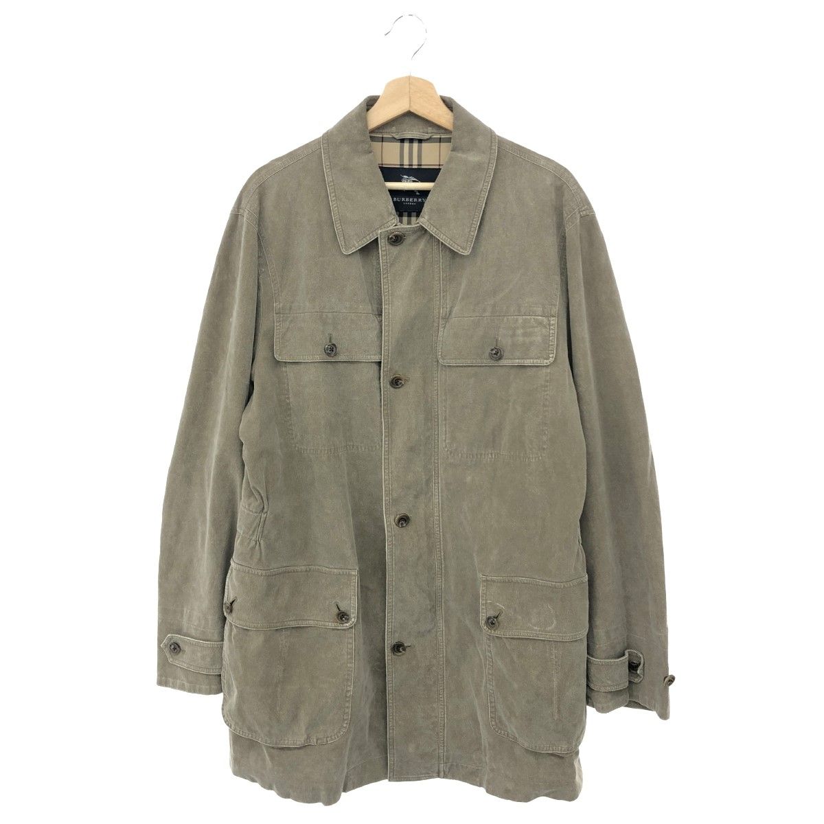 BURBERRY LONDON バーバリーロンドン フェイクスウェードコート BURBERRY LONDON バーバリーロンドン フェイクスウェードコート