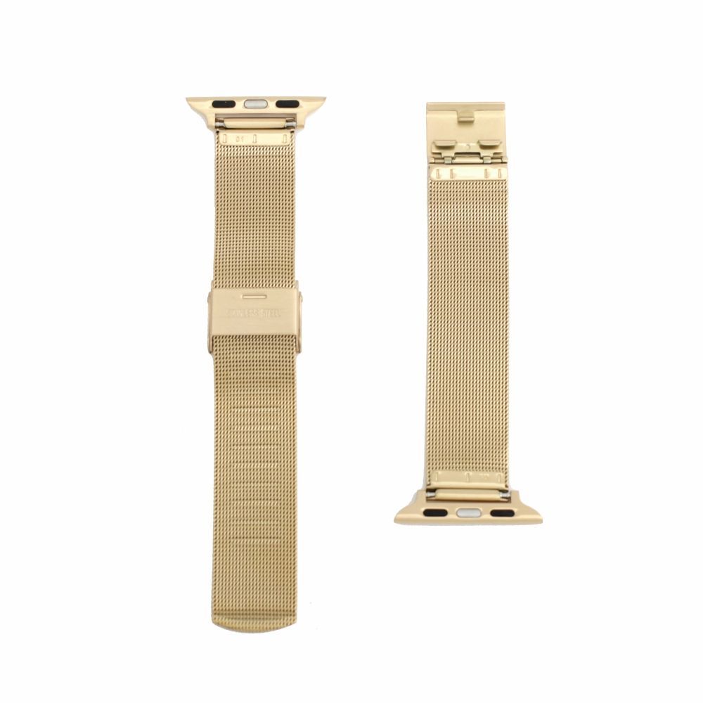 ダニエルウェリントン DANIEL WELLINGTON 替えベルト Smartwatch Mesh Strap G メッシュ ステンレススティール アップルウォッチ用 ゴールド おしゃれ 人気 ブランド 誕生日 記念 プレゼント ギフト