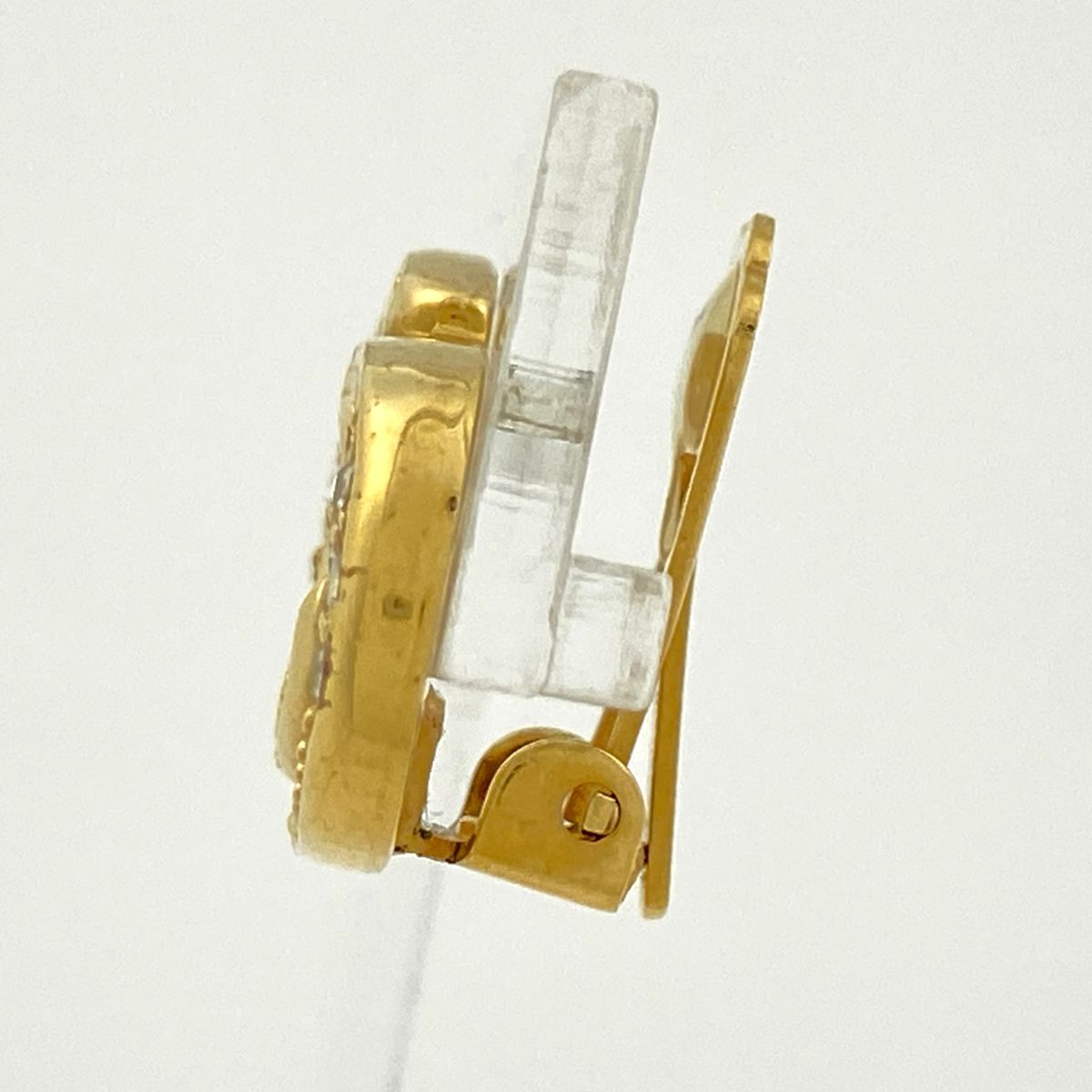 Christian Dior / ストーン欠け有/イヤリング/ラインストーン/ゴールド/レディース クリスチャンディオール Christian Dior ロゴ ラインストーン