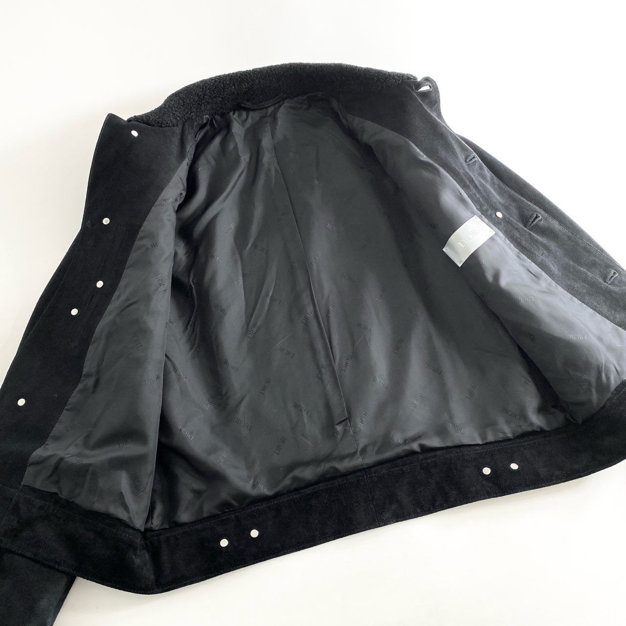83h13 DIOR HOMME ディオールオム ロゴテープ クラシックレザー
