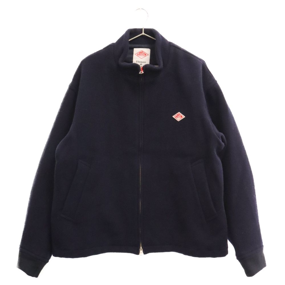 DANTON (ダントン) STAND COLLAR JACKET スタンドカラーウールジャケット DT-A0389 WLP ネイビー - メルカリ