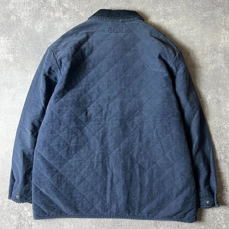 90s POLO RALPH LAUREN 中綿 キルティング コットン ハーフ